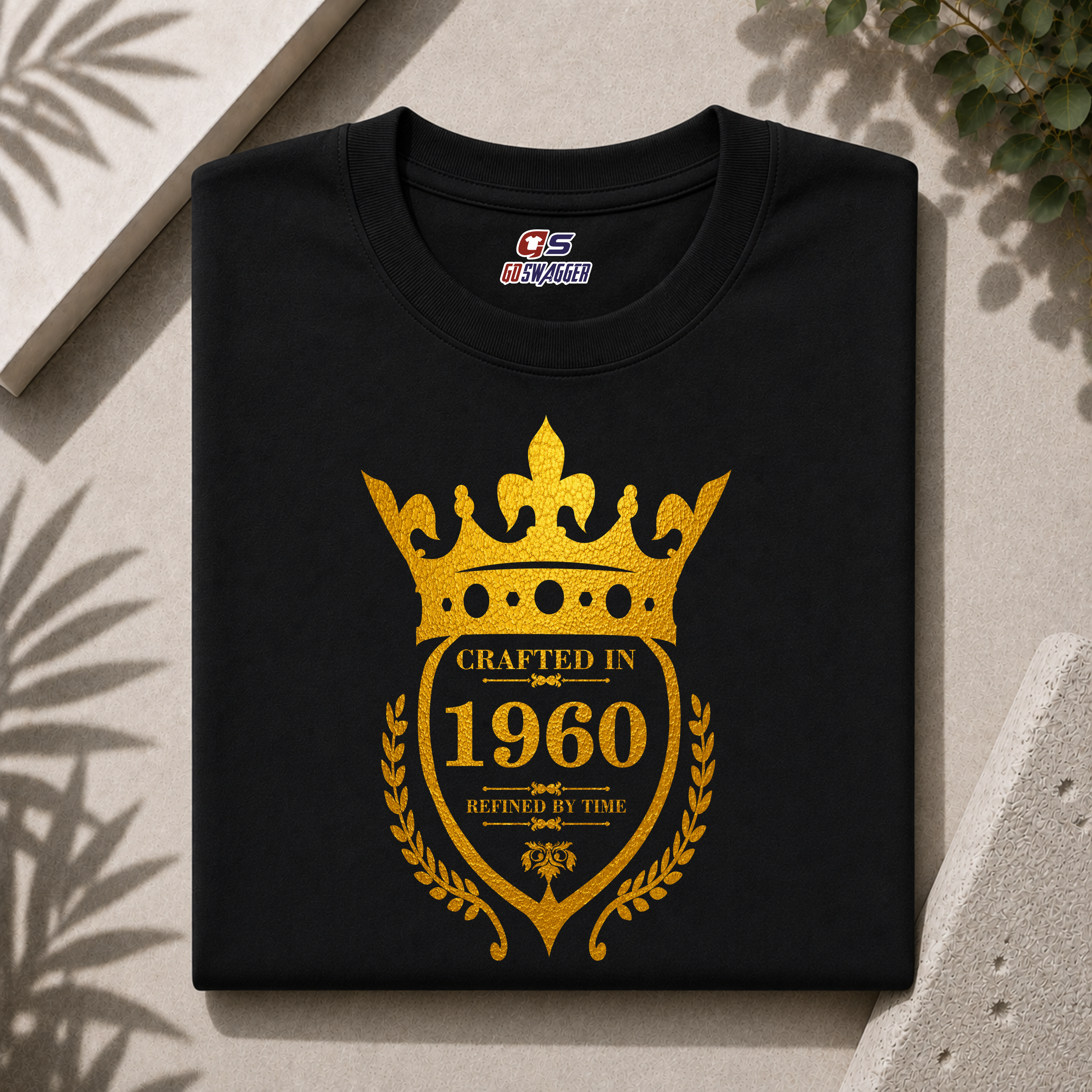 Crafted in 1960 Refined by Time Premium Cotton T-Shirt