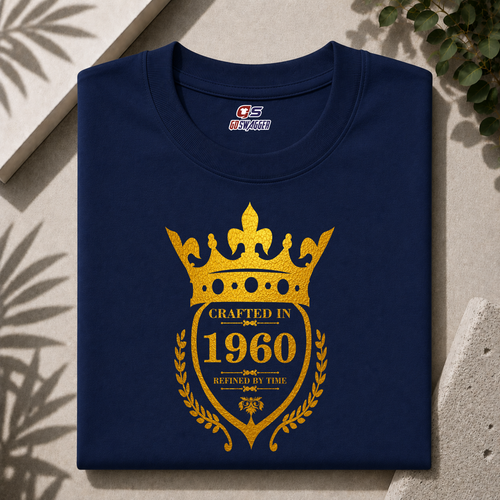 Crafted in 1960 Refined by Time Premium Cotton T-Shirt