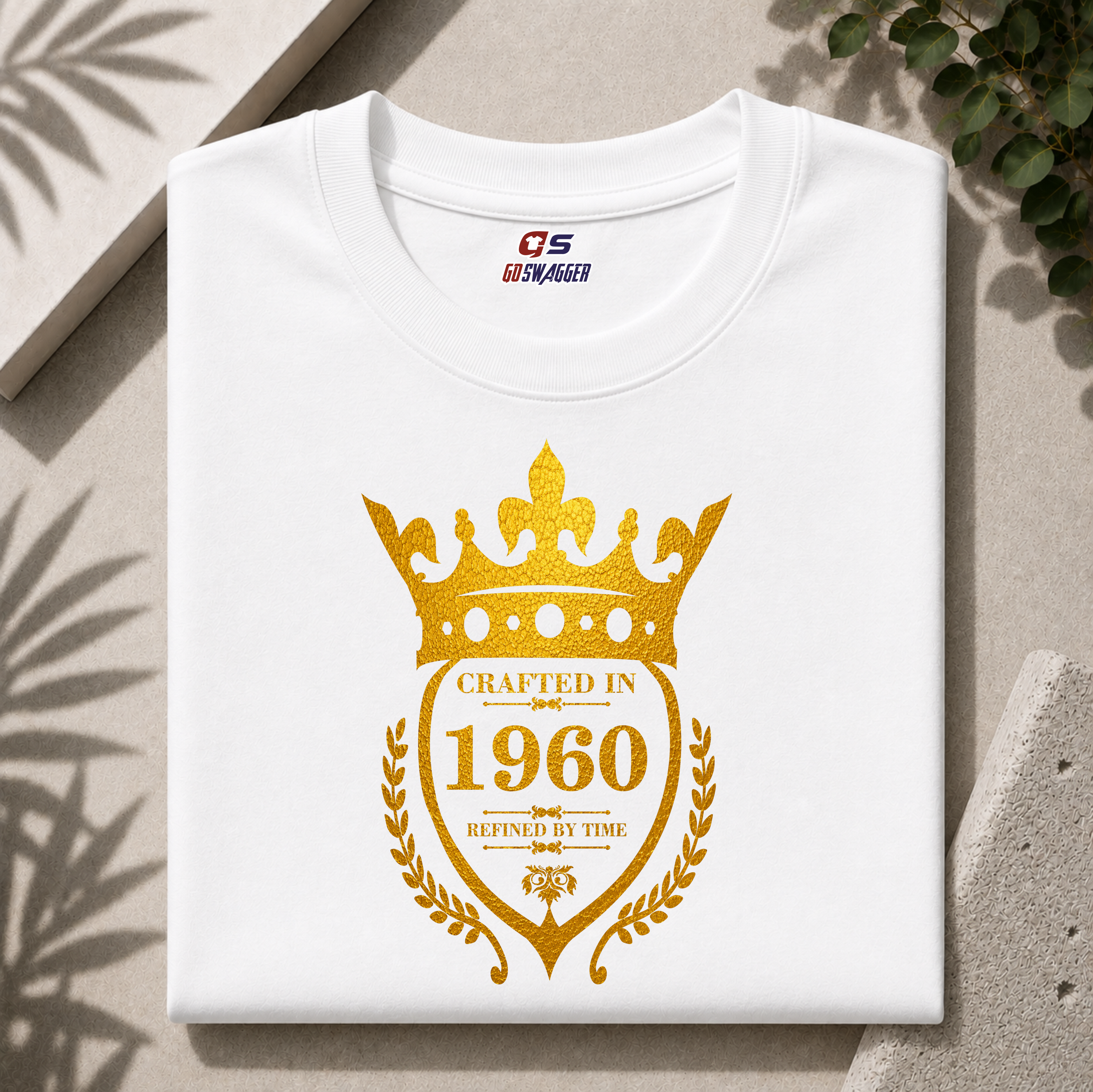 Crafted in 1960 Refined by Time Premium Cotton T-Shirt