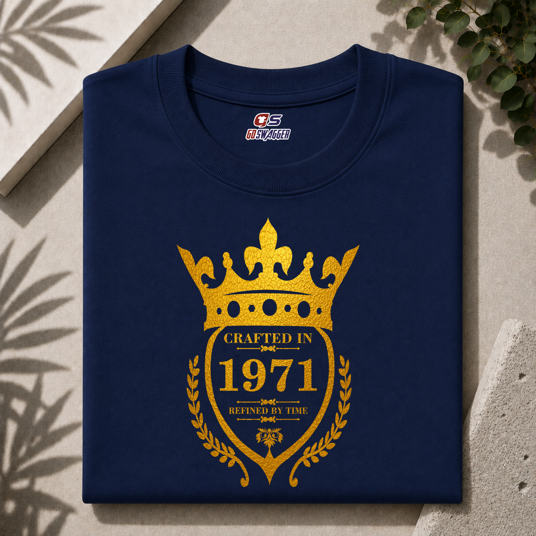 Crafted in 1971 Refined by Time Premium Cotton T-Shirt