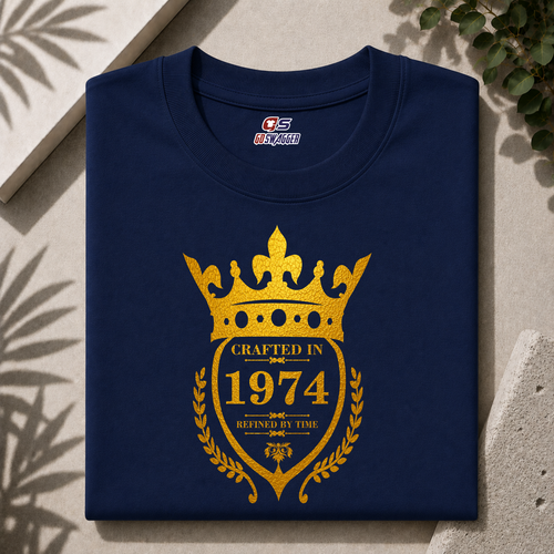 Crafted in 1974 Refined by Time Premium Cotton T-Shirt