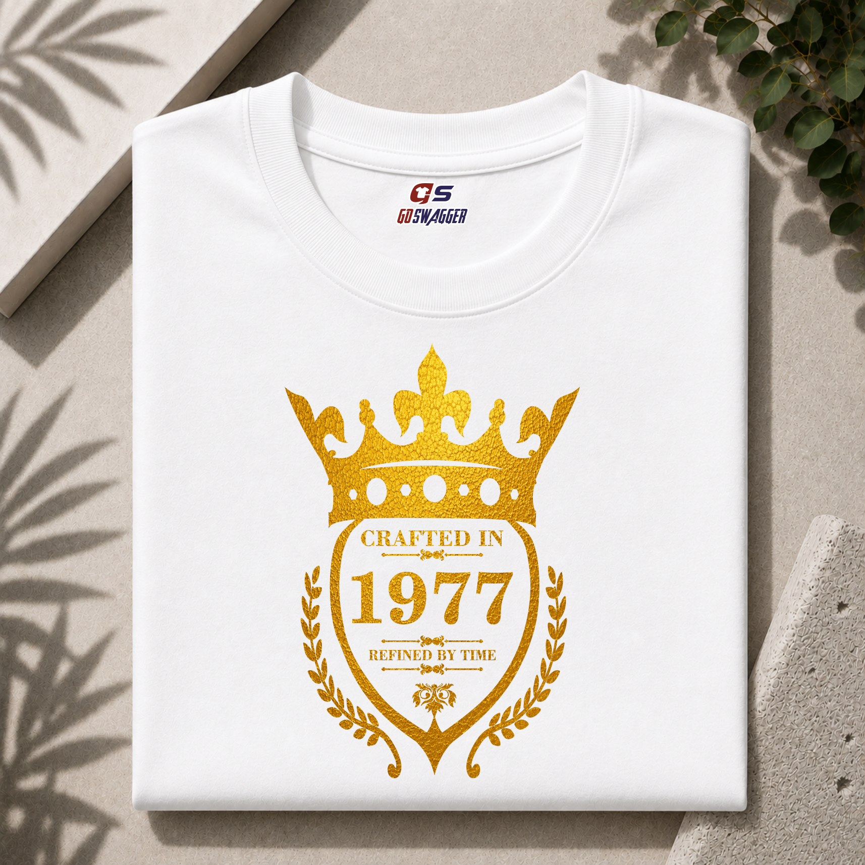Crafted in 1977 Refined by Time Premium Cotton T-Shirt
