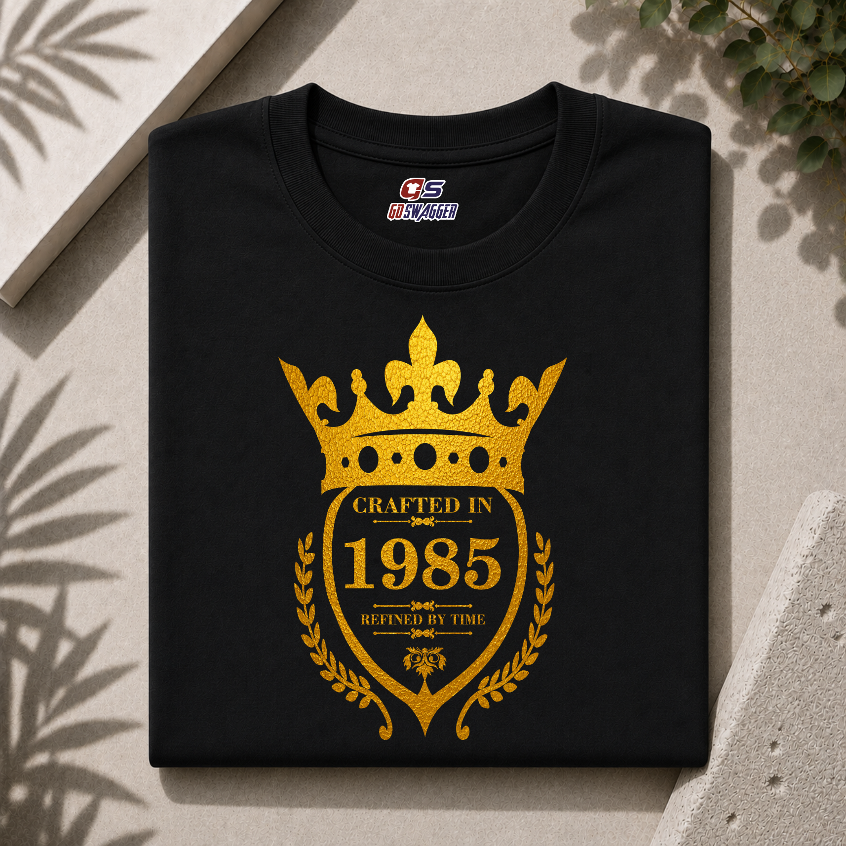 Crafted in 1985 Refined by Time Premium Cotton T-Shirt