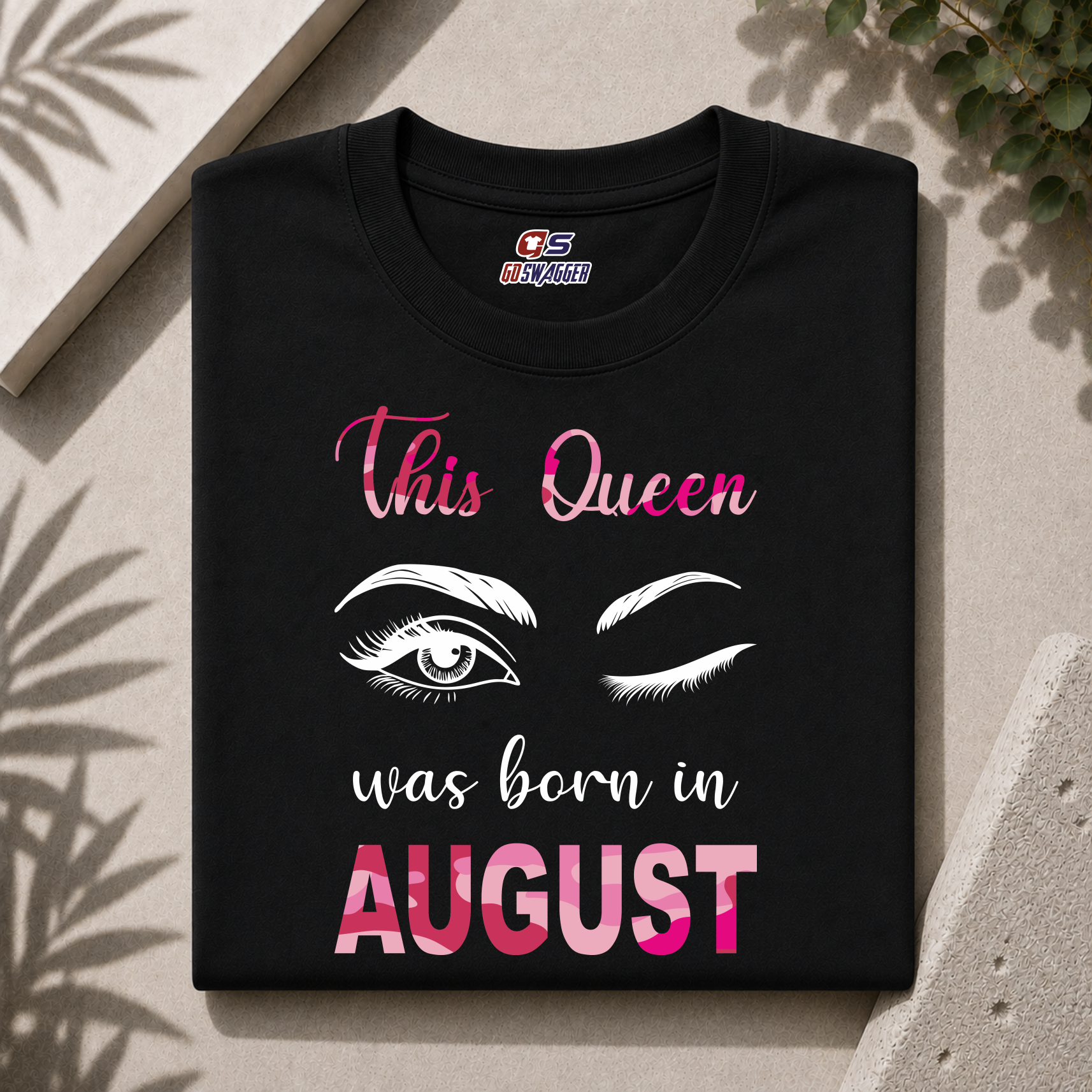 THIS QUEEN WAS BORN IN AUGUST| PREMIUM COTTON TSHIRT
