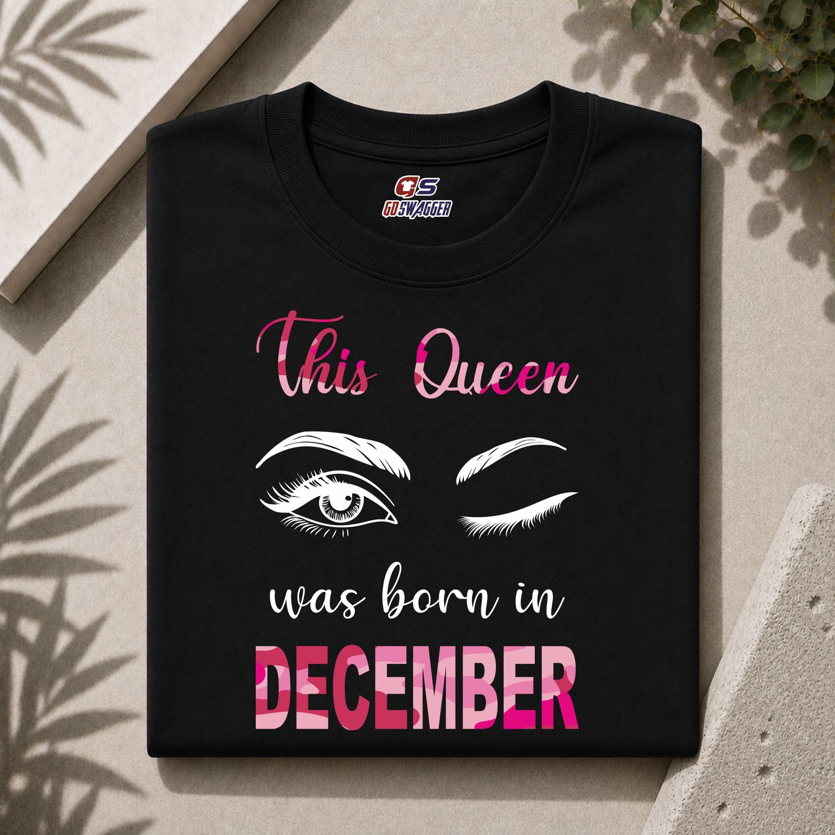THIS QUEEN WAS BORN IN DECEMBER| PREMIUM COTTON TSHIRT