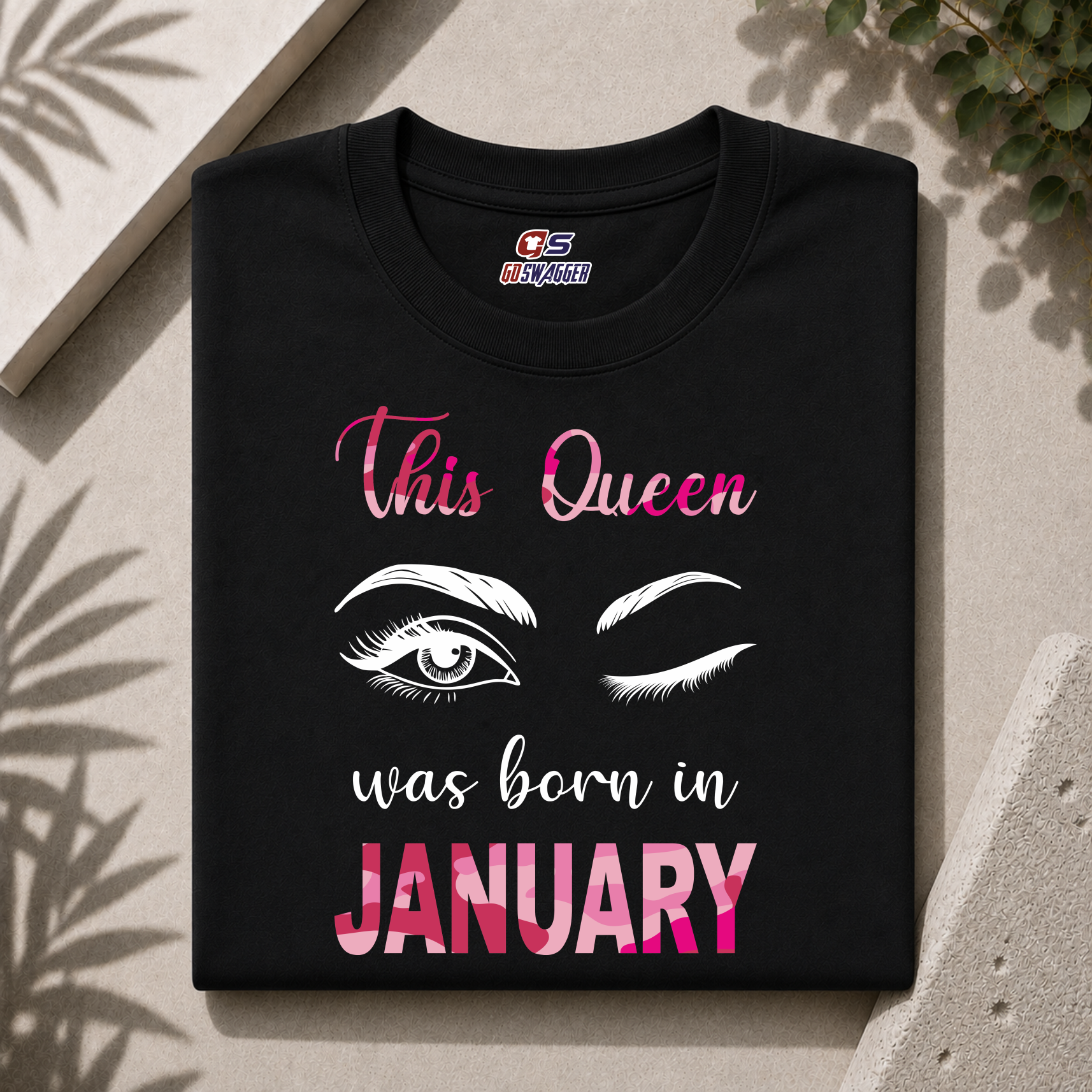 THIS QUEEN WAS BORN IN JANUARY| PREMIUM COTTON TSHIRT