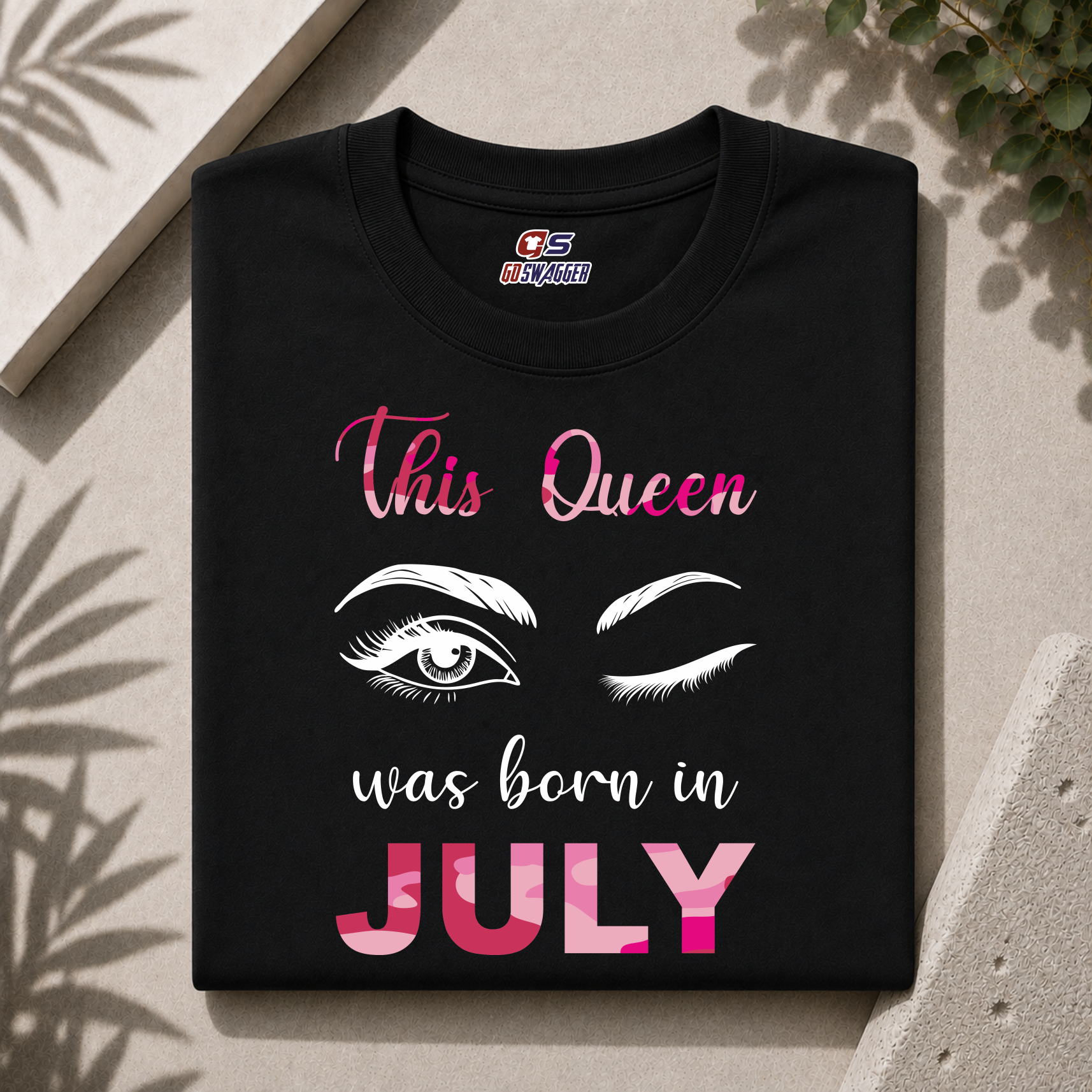 THIS QUEEN WAS BORN IN JULY| PREMIUM COTTON TSHIRT
