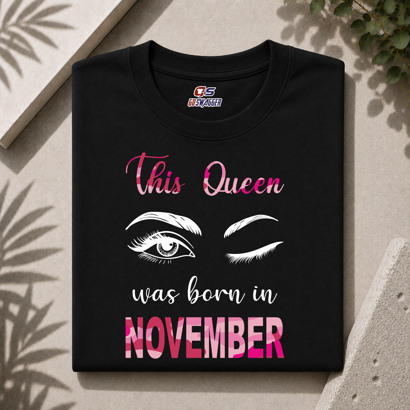 THIS QUEEN WAS BORN IN NOVEMBER| PREMIUM COTTON TSHIRT