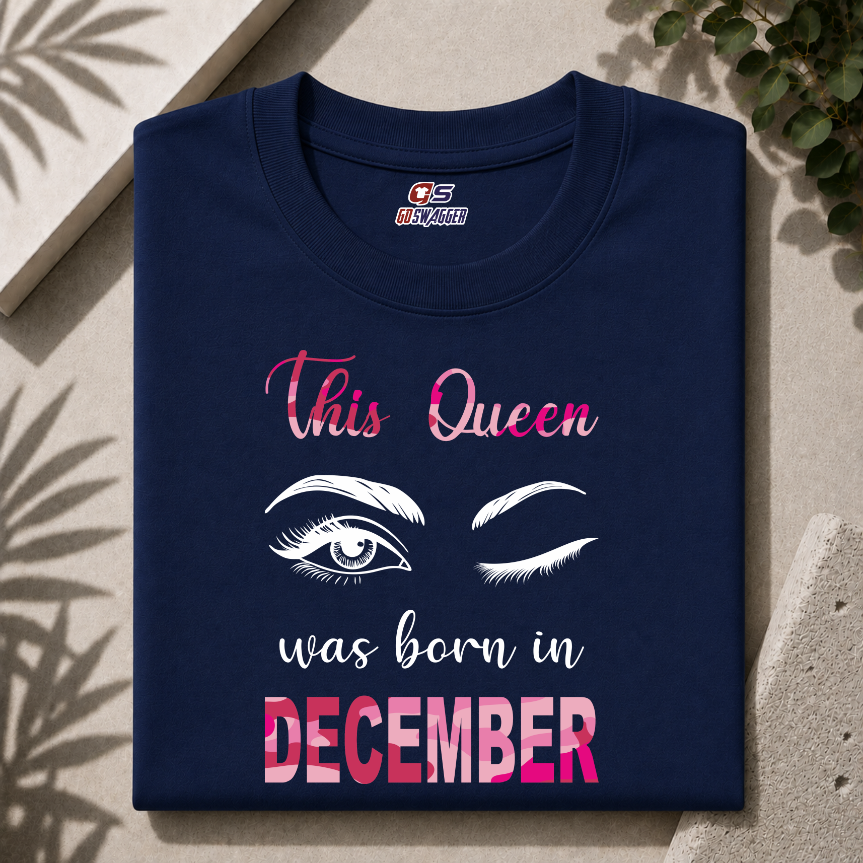 THIS QUEEN WAS BORN IN DECEMBER| PREMIUM COTTON TSHIRT