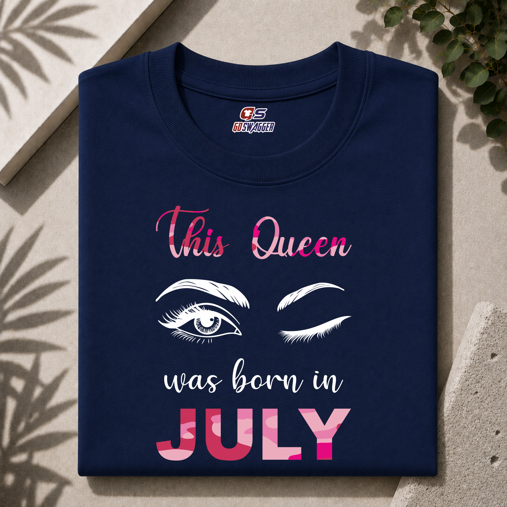 THIS QUEEN WAS BORN IN JULY| PREMIUM COTTON TSHIRT