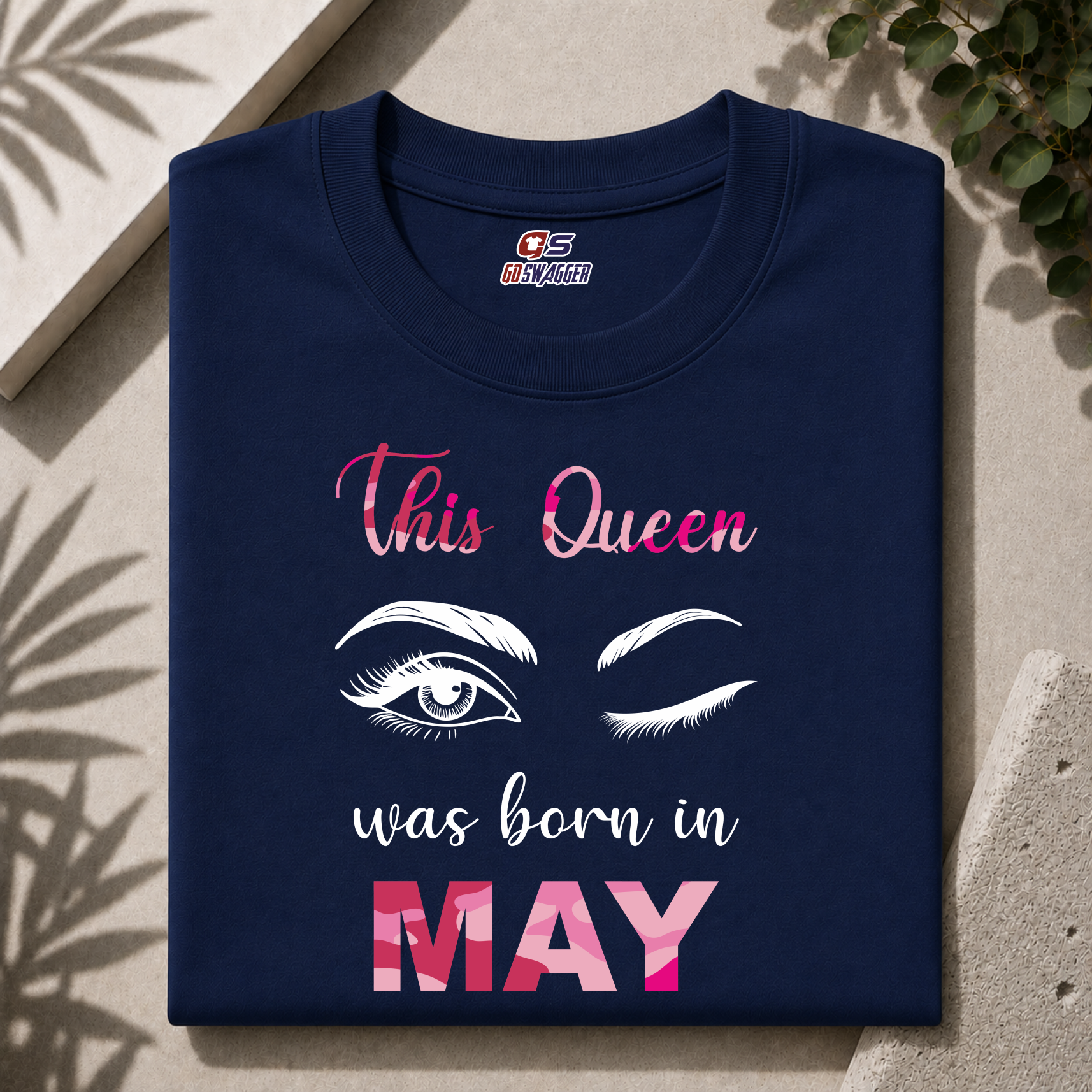 THIS QUEEN WAS BORN IN MAY| PREMIUM COTTON TSHIRT