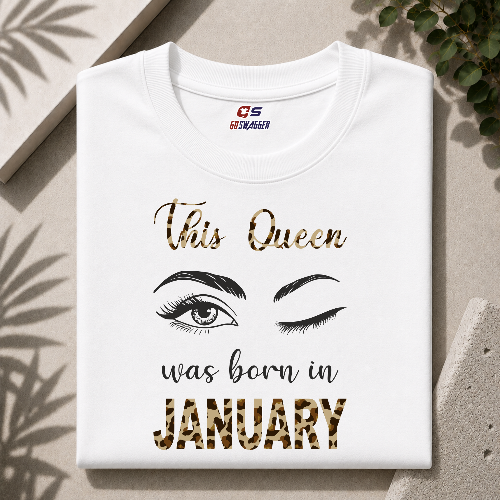 THIS QUEEN WAS BORN IN JANUARY| PREMIUM COTTON TSHIRT