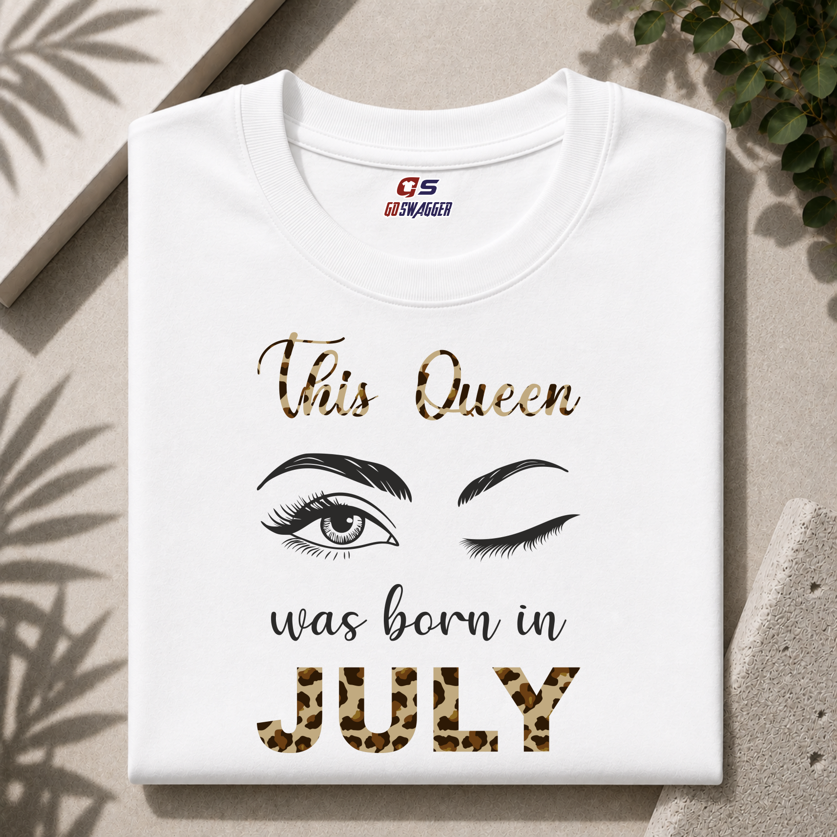 THIS QUEEN WAS BORN IN JULY| PREMIUM COTTON TSHIRT