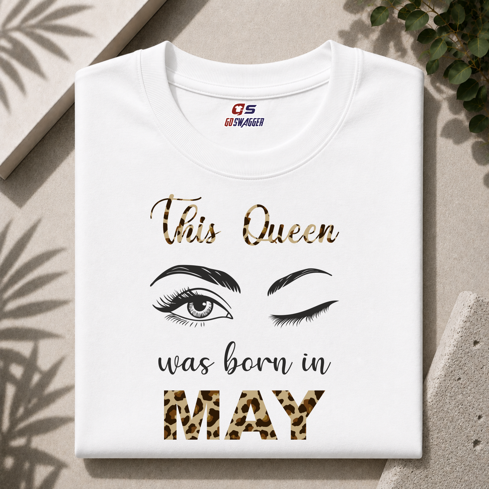 THIS QUEEN WAS BORN IN MAY| PREMIUM COTTON TSHIRT