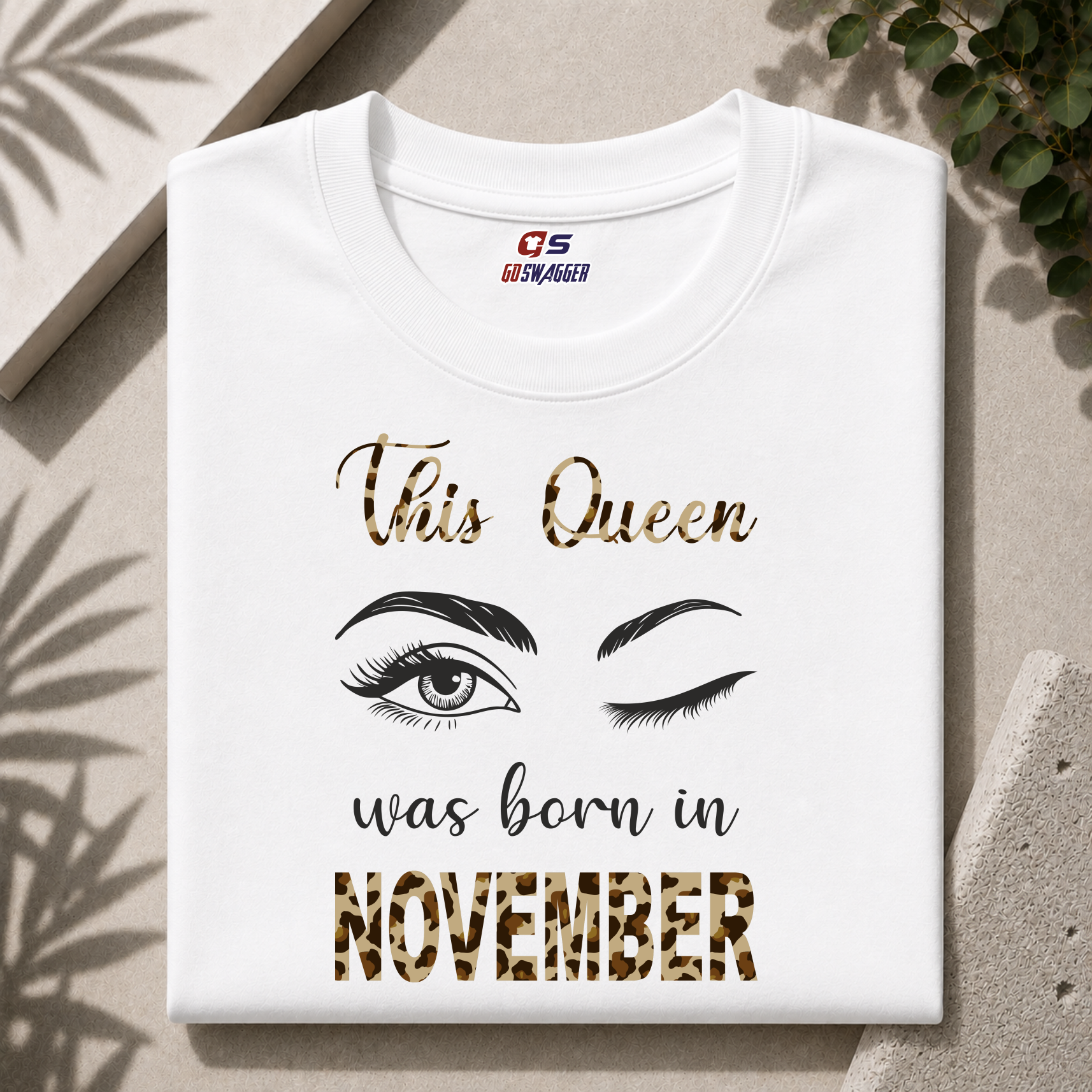 THIS QUEEN WAS BORN IN NOVEMBER| PREMIUM COTTON TSHIRT