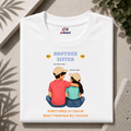 Customised Partner In Crime| Brother and Sister| Premium Cotton T-shirt